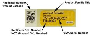 Windows embedded posready 2009 serial number